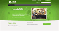 Desktop Screenshot of farmaciasada.com