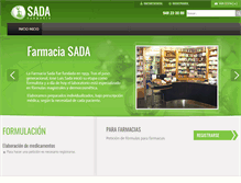 Tablet Screenshot of farmaciasada.com